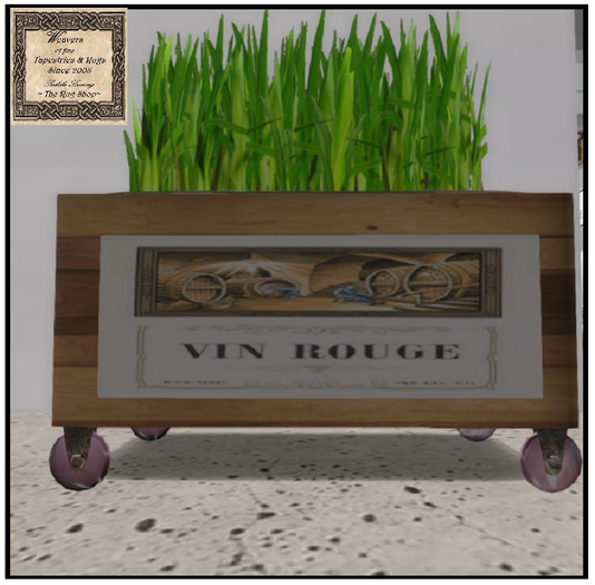 Wine crate  box plant