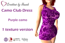 [CBH] Camo Club Dress - Purple