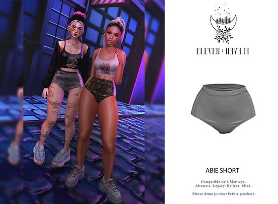 ELEVEN - ABIE SHORT (GREY)