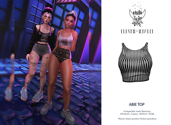 -ELEVEN - ABIE TOP  (STRIPES)