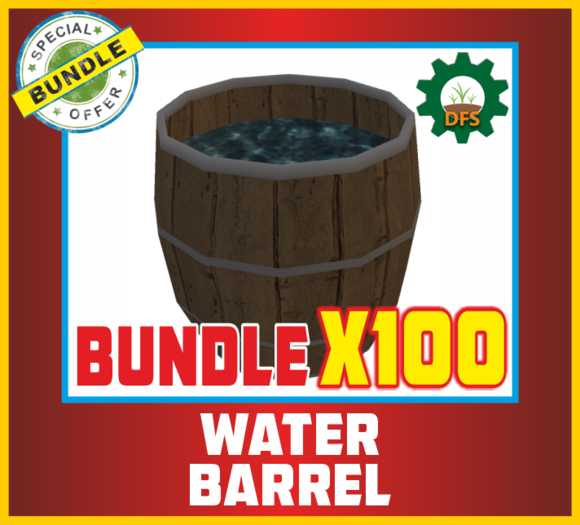 BUNDLE WATER BARREL x100 (texture)