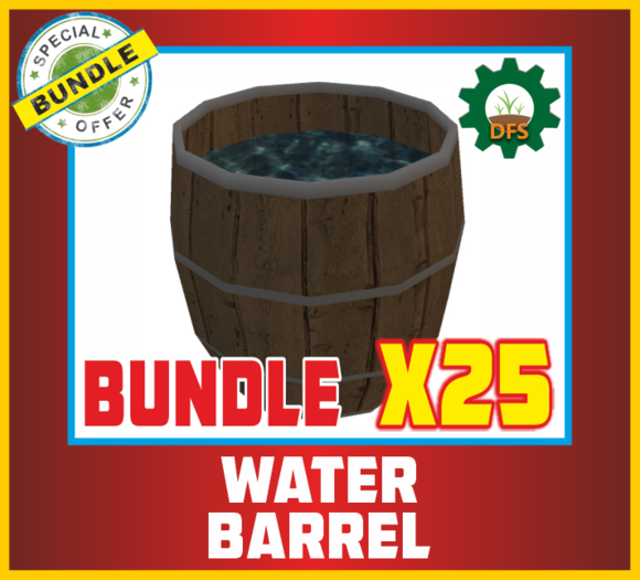 BUNDLE WATER BARREL x25 (texture)