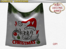 BMC1044 - MERRY CHRISTMAS  - BANNER.