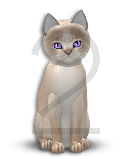 KittyCatS Box - 9T-M Abyssinian Lilac - Normal / Glitter - Frisky