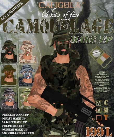 06 CAMO FACE MAKEUP