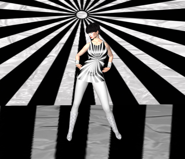 Adl ALTA MODA POP ART BLACK WHITE