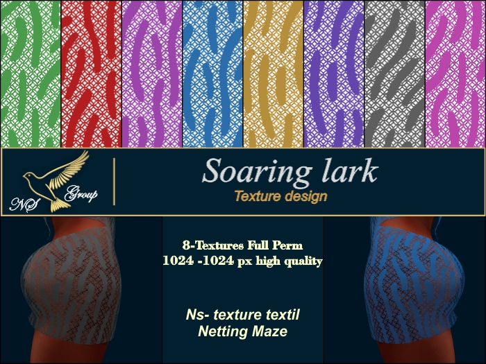 Ns- texture textil Netting Maze