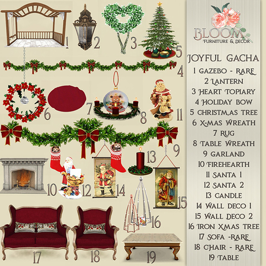 14. Bloom! - Hanging Deco Santa 1