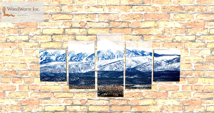 Wall decoration: mountains