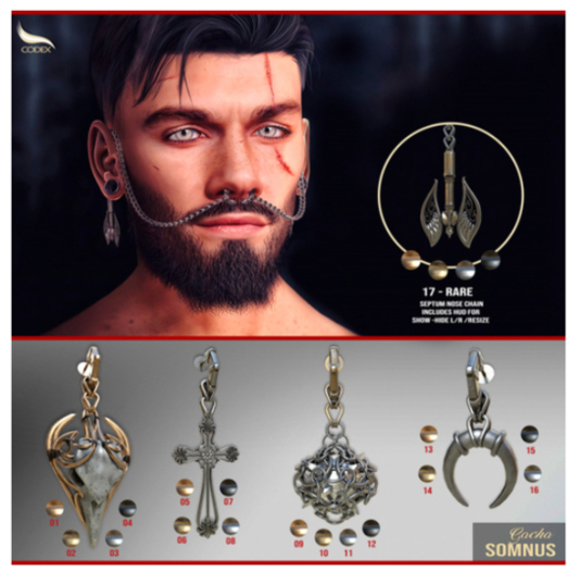 06 CODEX_SOMNUS EARRING n.6