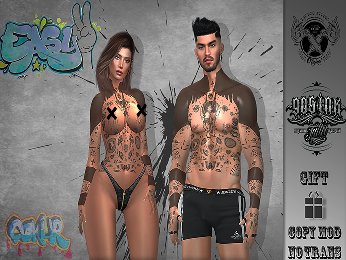 [PANCH DEVIS] -Bom devil mason tattoo (gift)