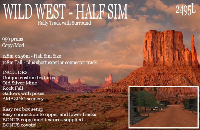 Wild West Rally Track - Half Sim