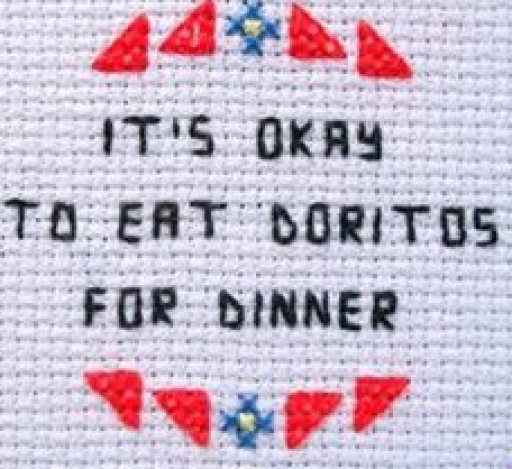 Dorito Dinner Needlework Texture