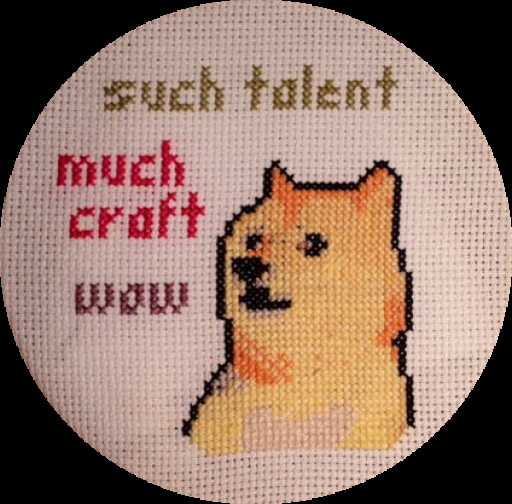Doge Craft Needlework Texture