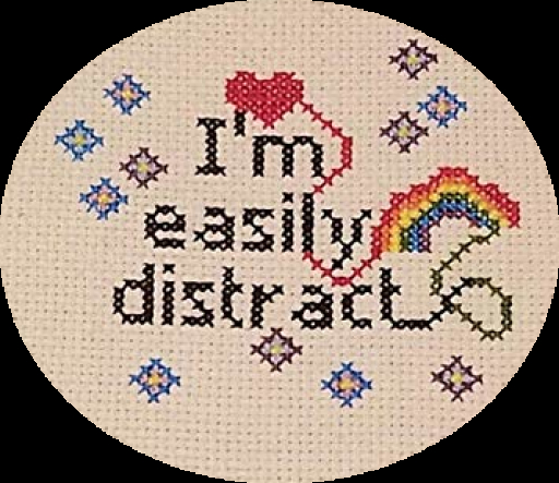 Distracted Needlework Texture