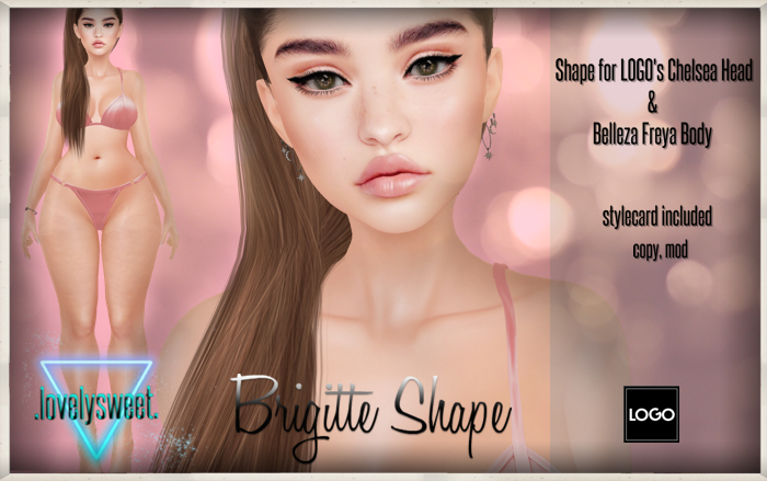 .lovelysweet. DEMO Brigitte Shape LOGO/Freya