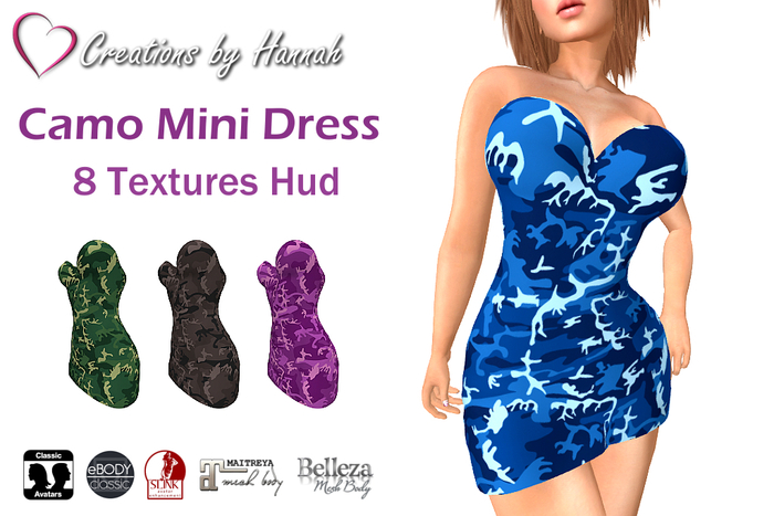 [CBH] Camo Mini Dress