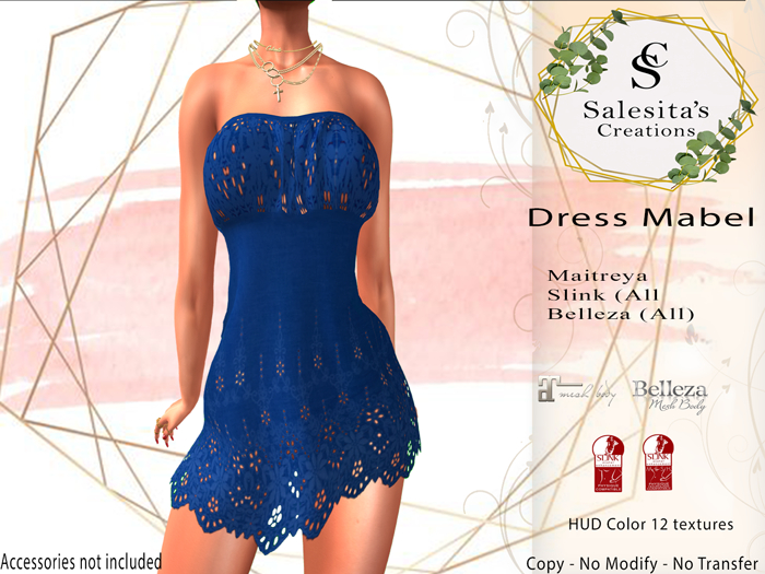 .Dress Mabel *Salesita's Creations* Box.