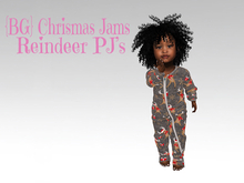 {BG} Christmas Jams Reindeer TD Fitted