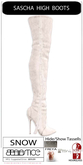 Baiastice_Sascha High Boots-Snow