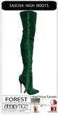 Baiastice_Sascha High Boots-Forest