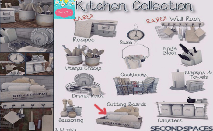 Second Spaces - Kitchen Collection - cutting boards