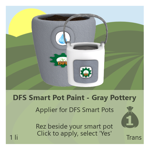 DFS Smart Pot Paint - Gray Pottery