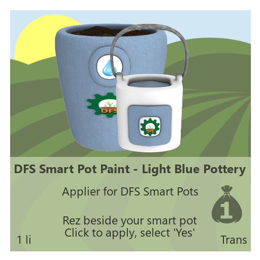DFS Smart Pot Paint - Light Blue Pottery