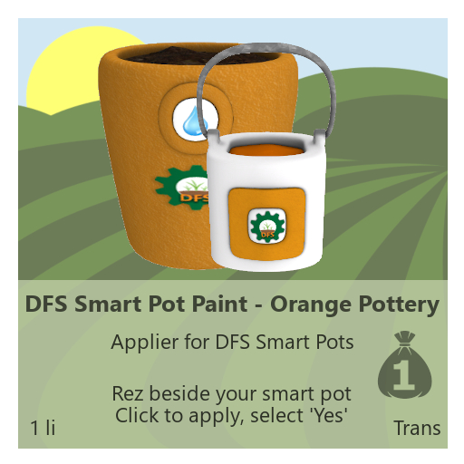 DFS Smart Pot Paint - Orange Pottery