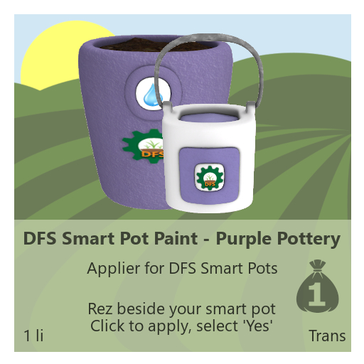 DFS Smart Pot Paint - Purple Pottery