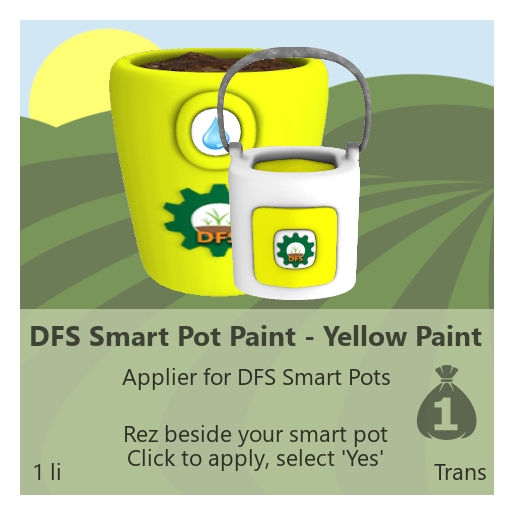 DFS Smart Pot Paint - Yellow Paint