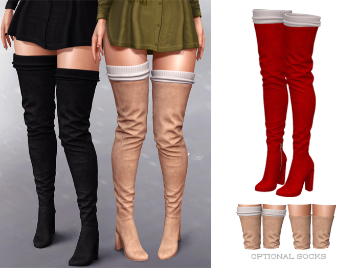 Mossu - Audrey.Boots - Red (Wear)
