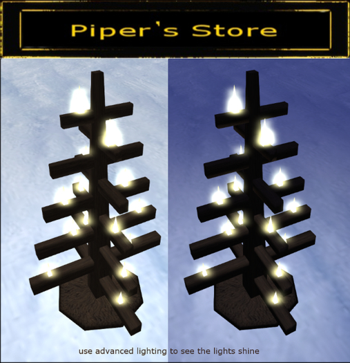 .:Piper`s:. CHRISTMAS TREE wooden