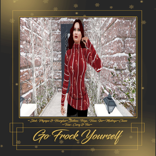Red Candy Cane Sweater