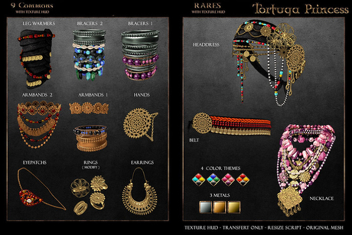 . aisling . Tortuga Princess - Rings