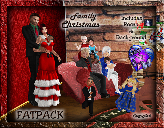 GP&D/P&A - Family Christmas - Fatpack - Including Scene (Bag)