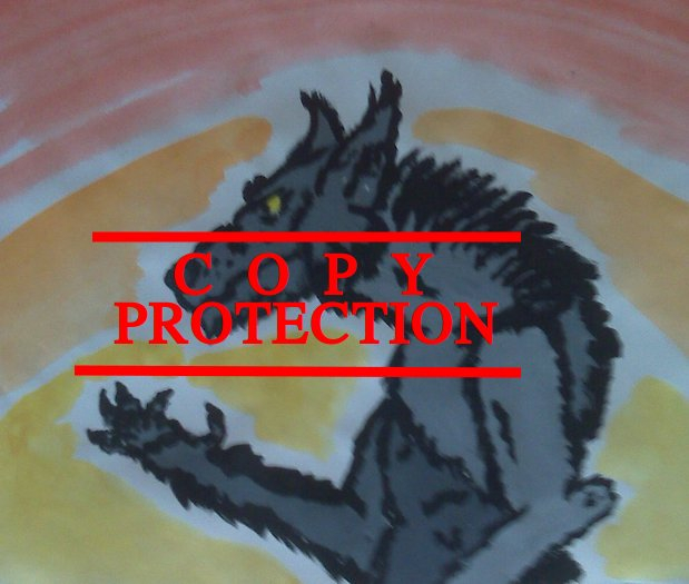 werewolf cartoon style