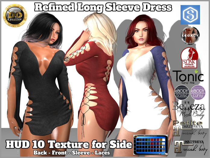 ☾ⅅⅅ☽ ◉ Refined Long Sleeve Dress ◉ 