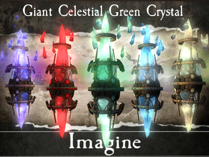 I: Giant Celestial Green Crystal