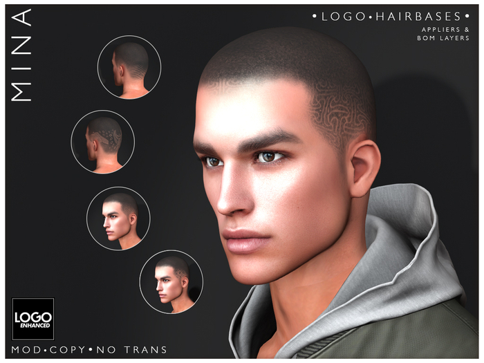 DEMO - MINA Hairbase - LOGO (No. 04/05/06/07/08)