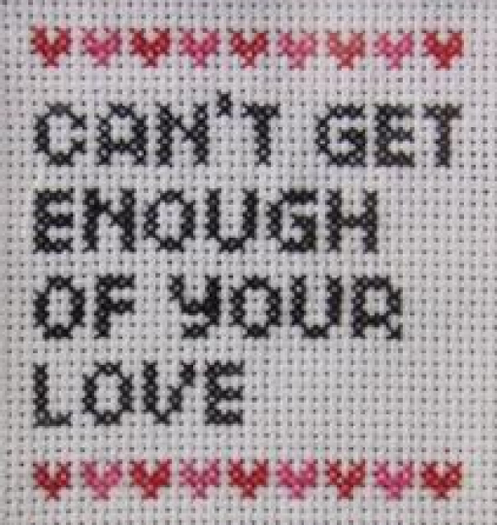 Can't Get Enough Needlework Texture