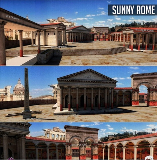 Jupiter Temple RARE - Sunny Rome - The Bearded Guy
