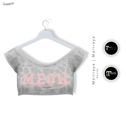 GAWK! "Diana" Shirt GREY | for Maitreya | Maitreya Petite