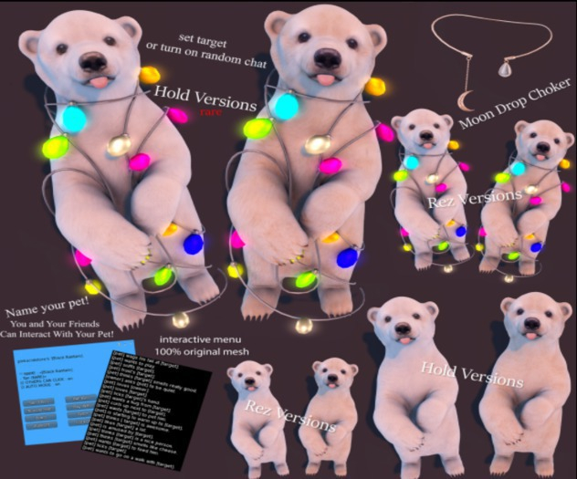 *[BB] Rezzable Polar Bear White