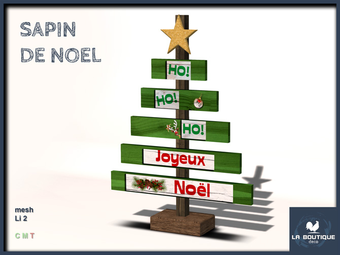 LB - sapin de noel planches (Joyeux Noel)