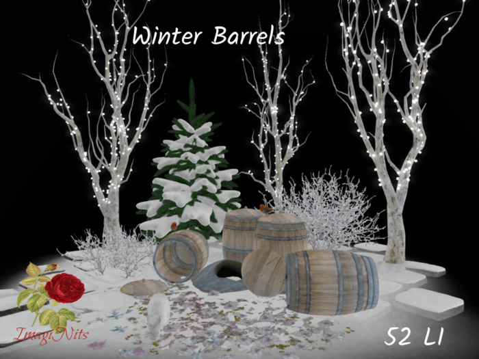 ImagiNits Winter Barrels  box