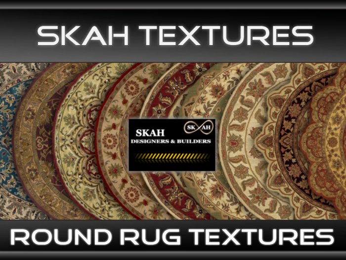 [SKAH TEXTURES] - Round Rugs
