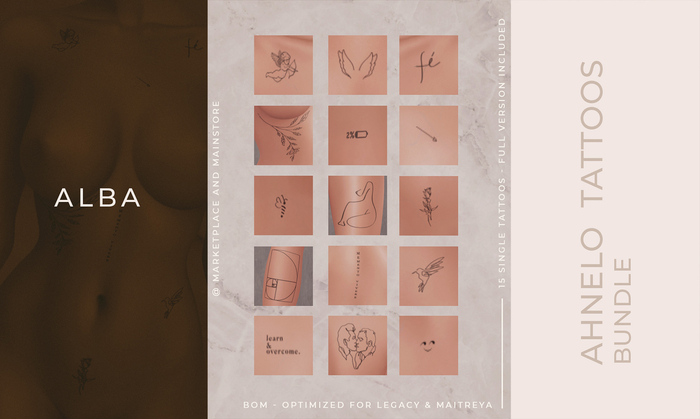 ALBA - Ahnelo Tattoos Bundle