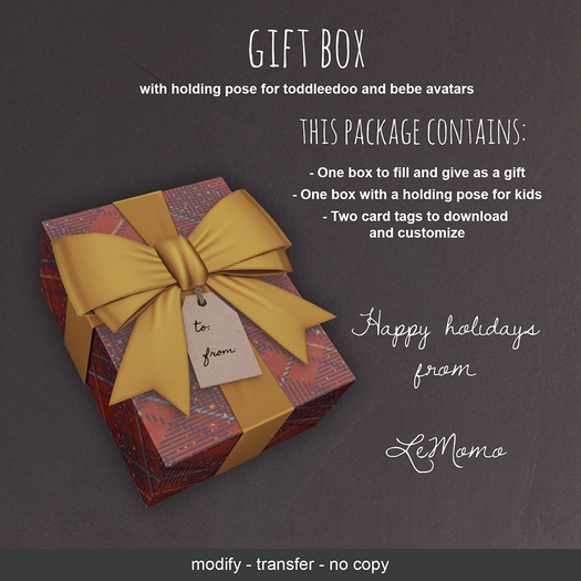 LeMomo: Gift Box (D) - Toddleedoo/Bebe