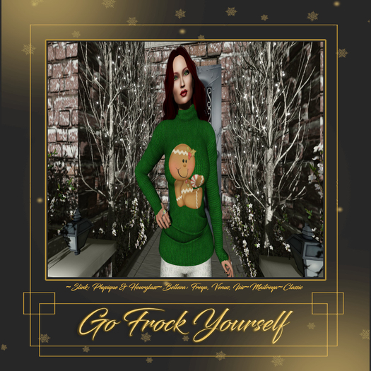 GFY-Gingerbread Man Sweater Delivery HUD {Wear}